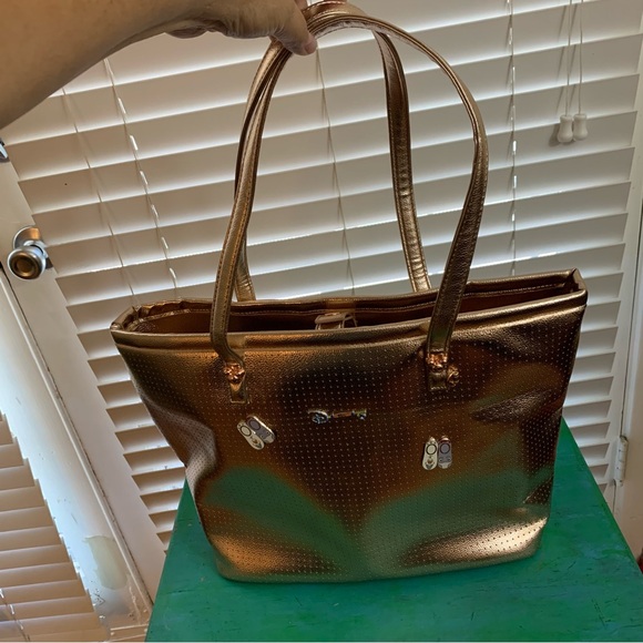 Mickey Mouse tote bag , rose gold , new . - Picture 2 of 8